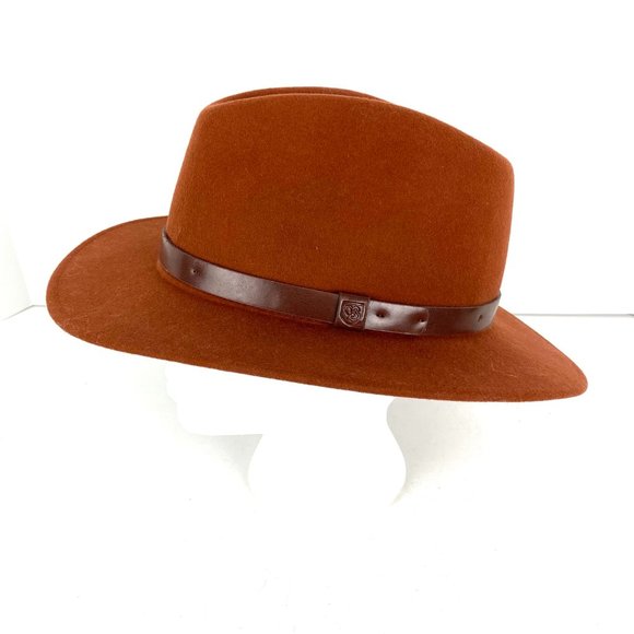 Brixton Rust Fedora Hat - Picture 2 of 12